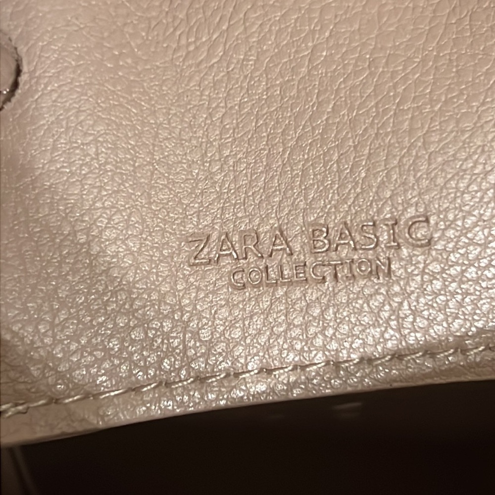Zara Basic nude bucket bag - Picture 8 of 13